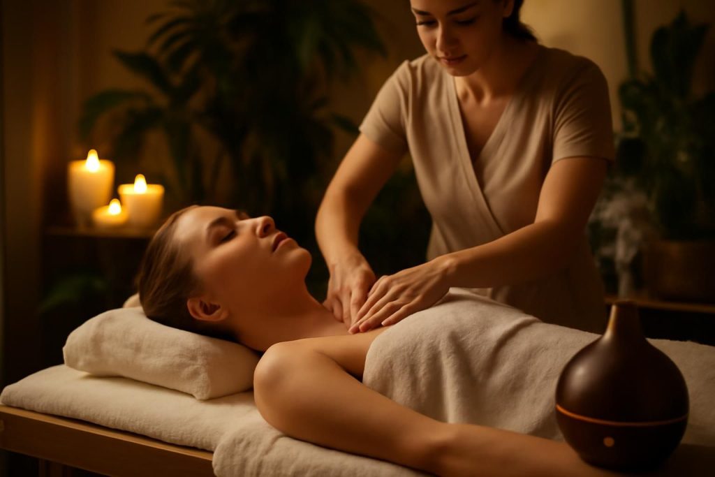 découvrez comment la combinaison de la respiration consciente et du massage intense amplifie votre bien-être et vous plonge dans une relaxation profonde et durable.